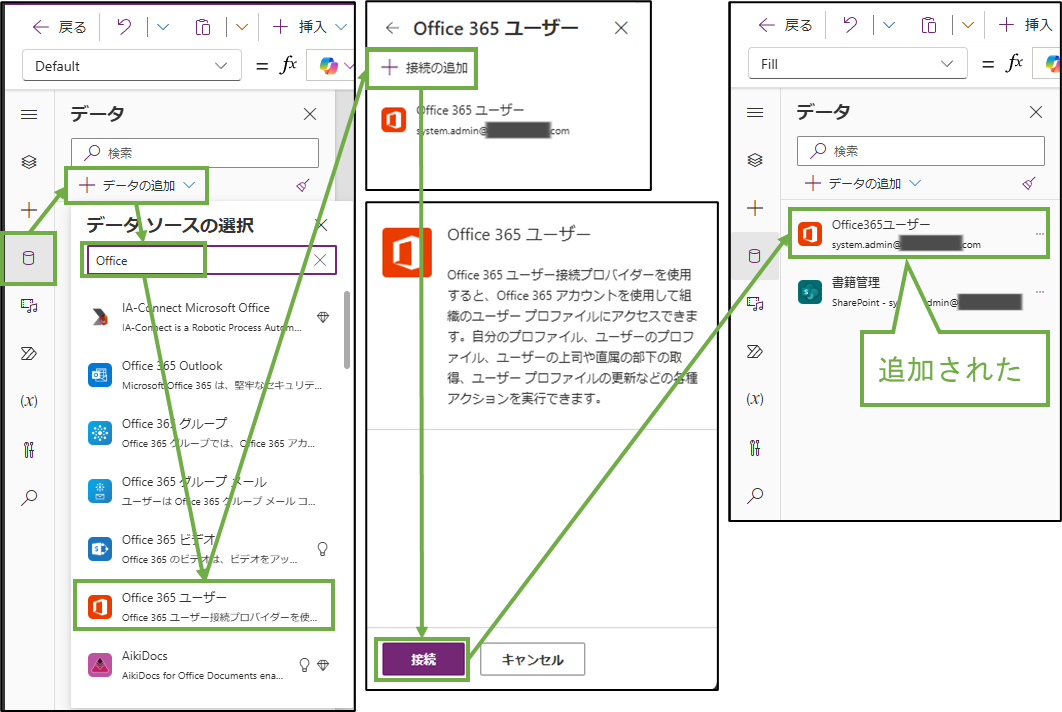 図表5-6 編集画面のユーザーの表示形式変更(データソース追加)