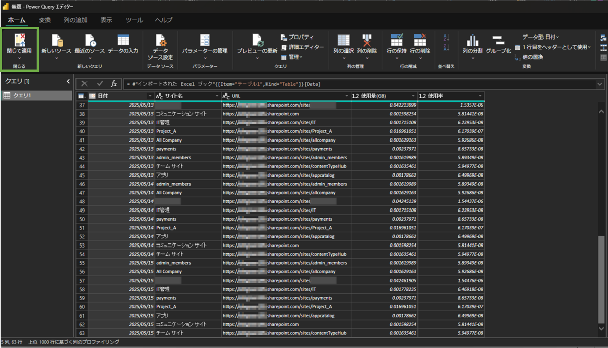 図表8-5 Power BI データソース確定