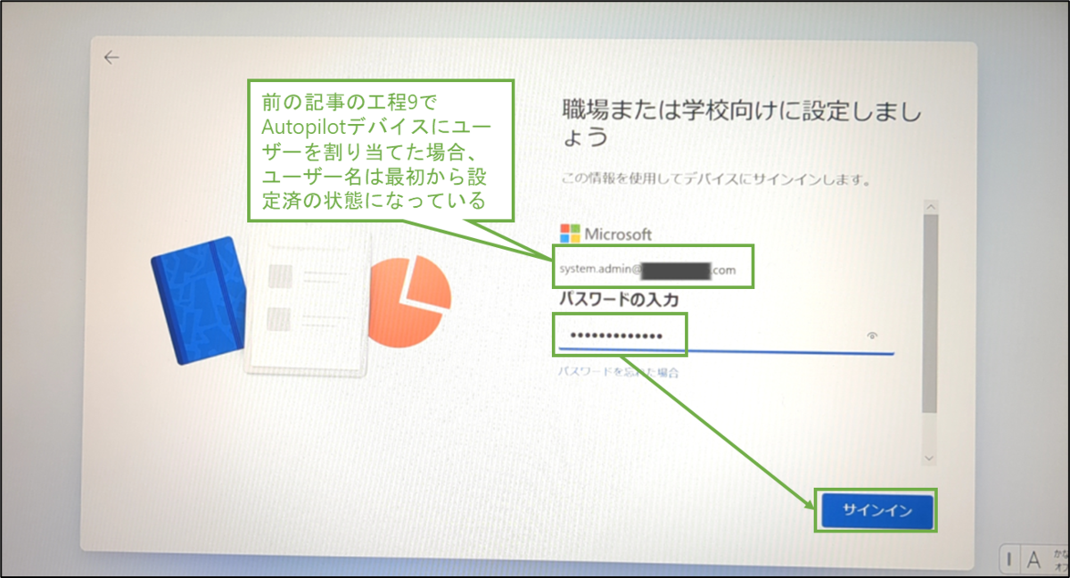 図表10-2 Autopilotデバイスへのサインイン