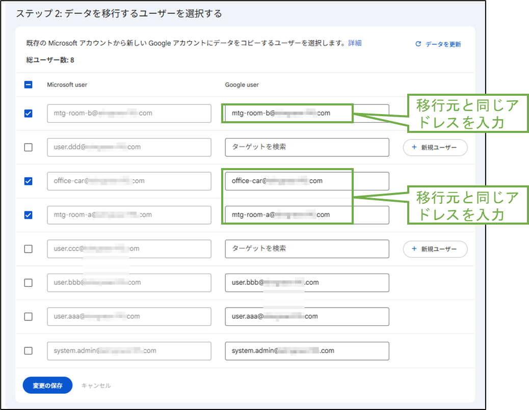 図表6-1 リソースの移行(同アドレスをマッピング)