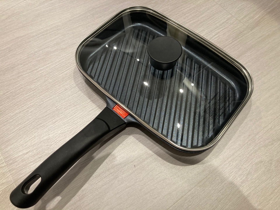 ほっとくっキングリルパン】メーカーから貰った標準搭載のグリルパンで