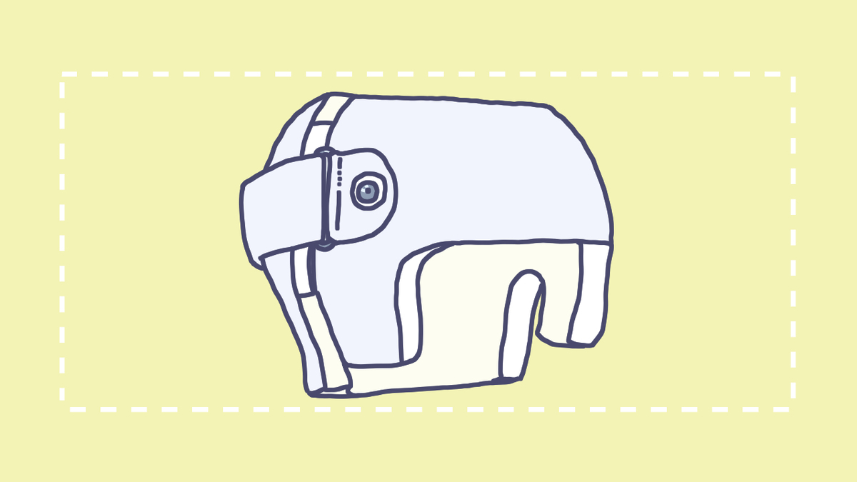 治療用ヘルメットのイラスト