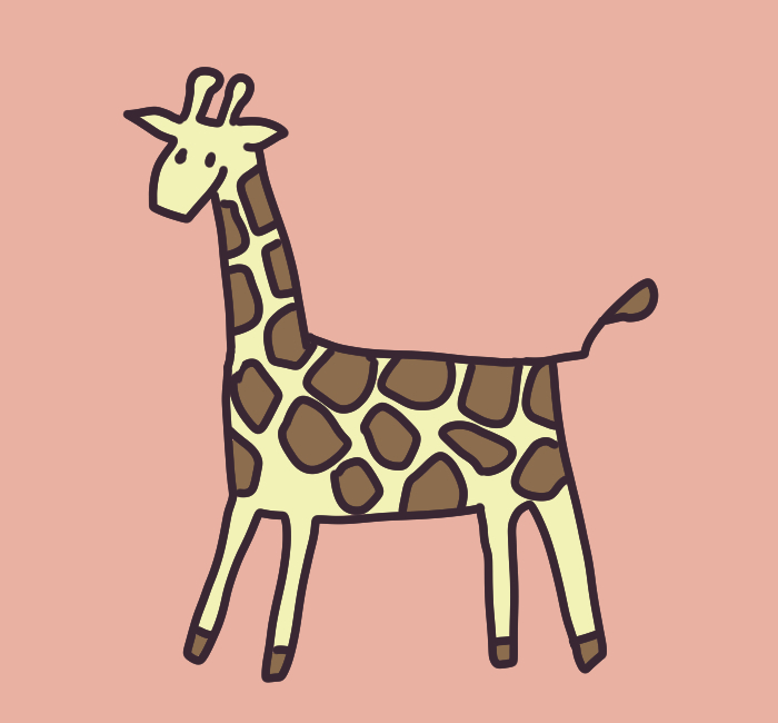 キリンのイラスト