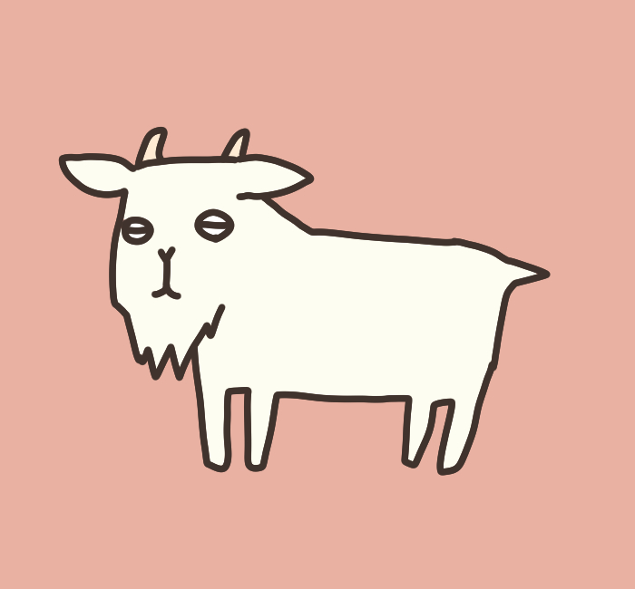 ヤギのイラスト