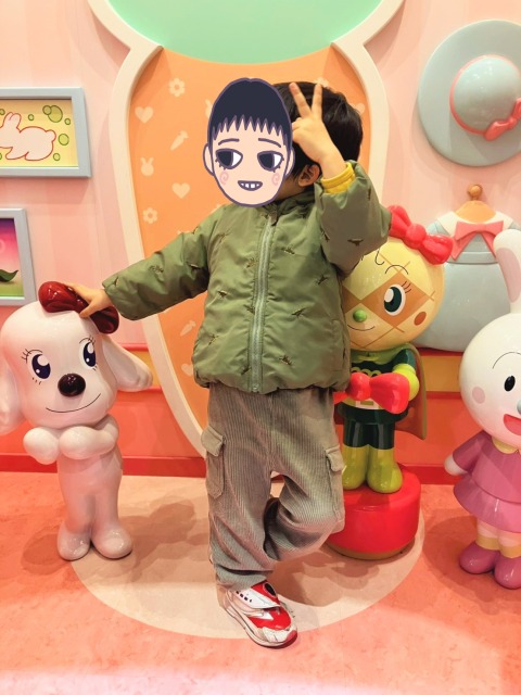 横浜アンパンマンミュージアムで遊ぶ兄ぽよ