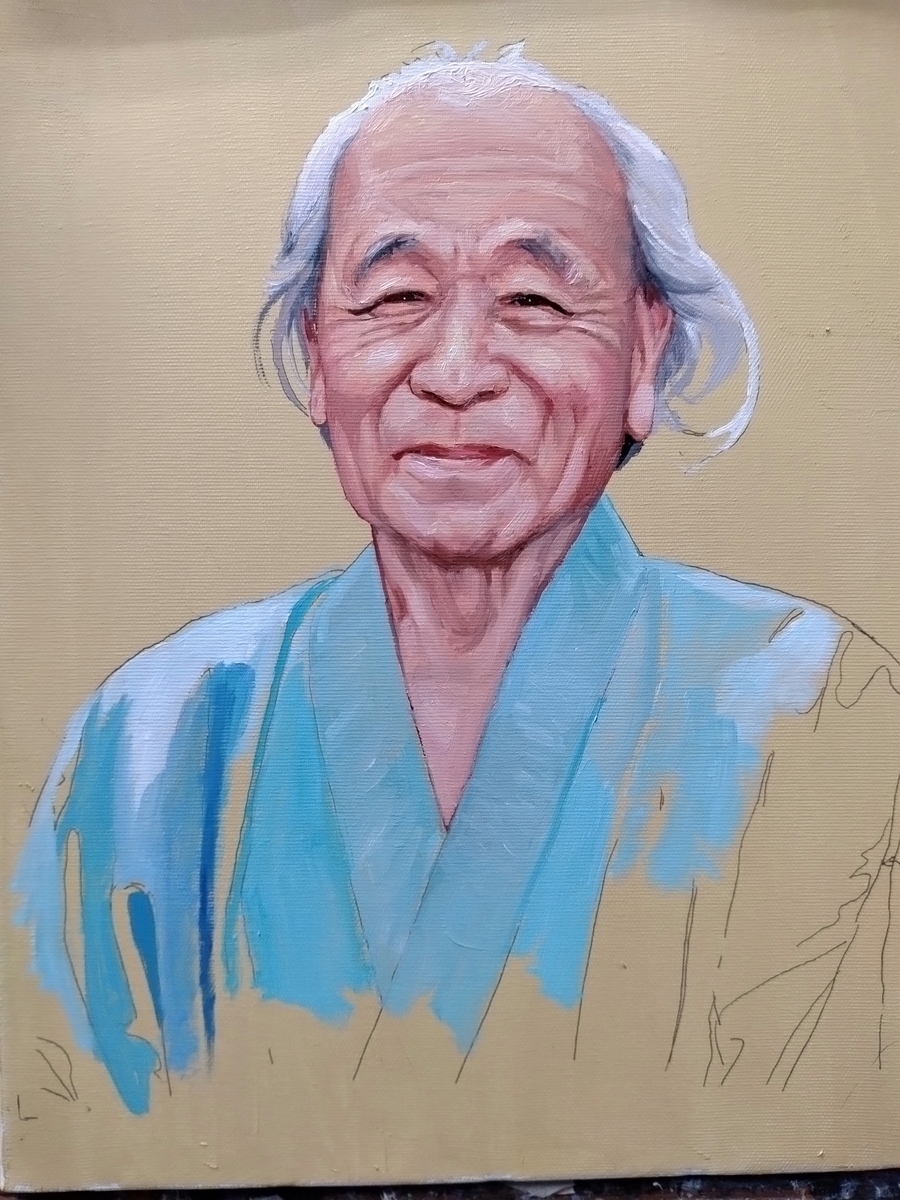内海エミ 様ブラック✖️1 グレー✖️2 3セット7号 4ヶ月ぶりの更新! - 肖像画家🎨絵美のゆる日記🐈