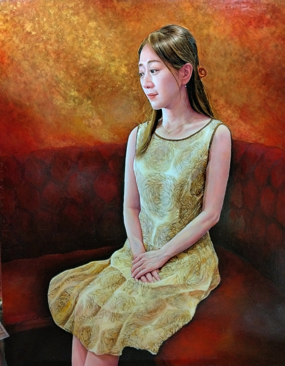 第70回記念全日肖展作品・完成✨ - 肖像画家🎨絵美のゆる日記🐈