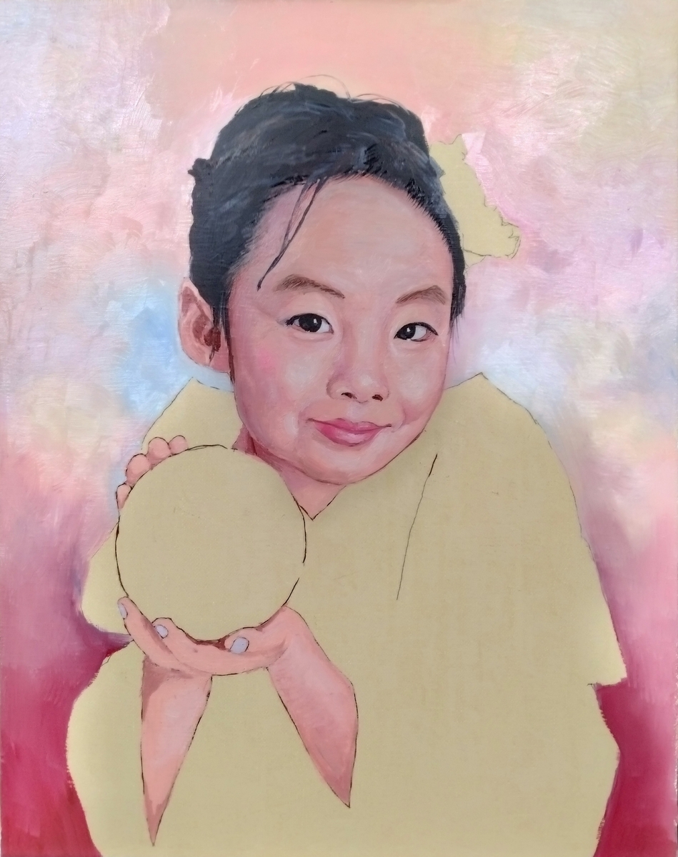 S*2様 マイコちゃん作　「とある日の誰かの肖像画」 S*2様 マイコちゃん作 「とある日の誰かの肖像画」 紺子