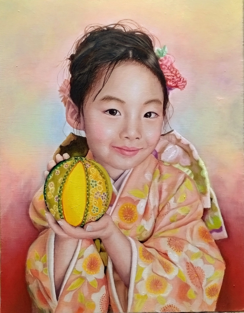 ご依頼品完成🎉😉 - 肖像画家🎨絵美のゆる日記🐈