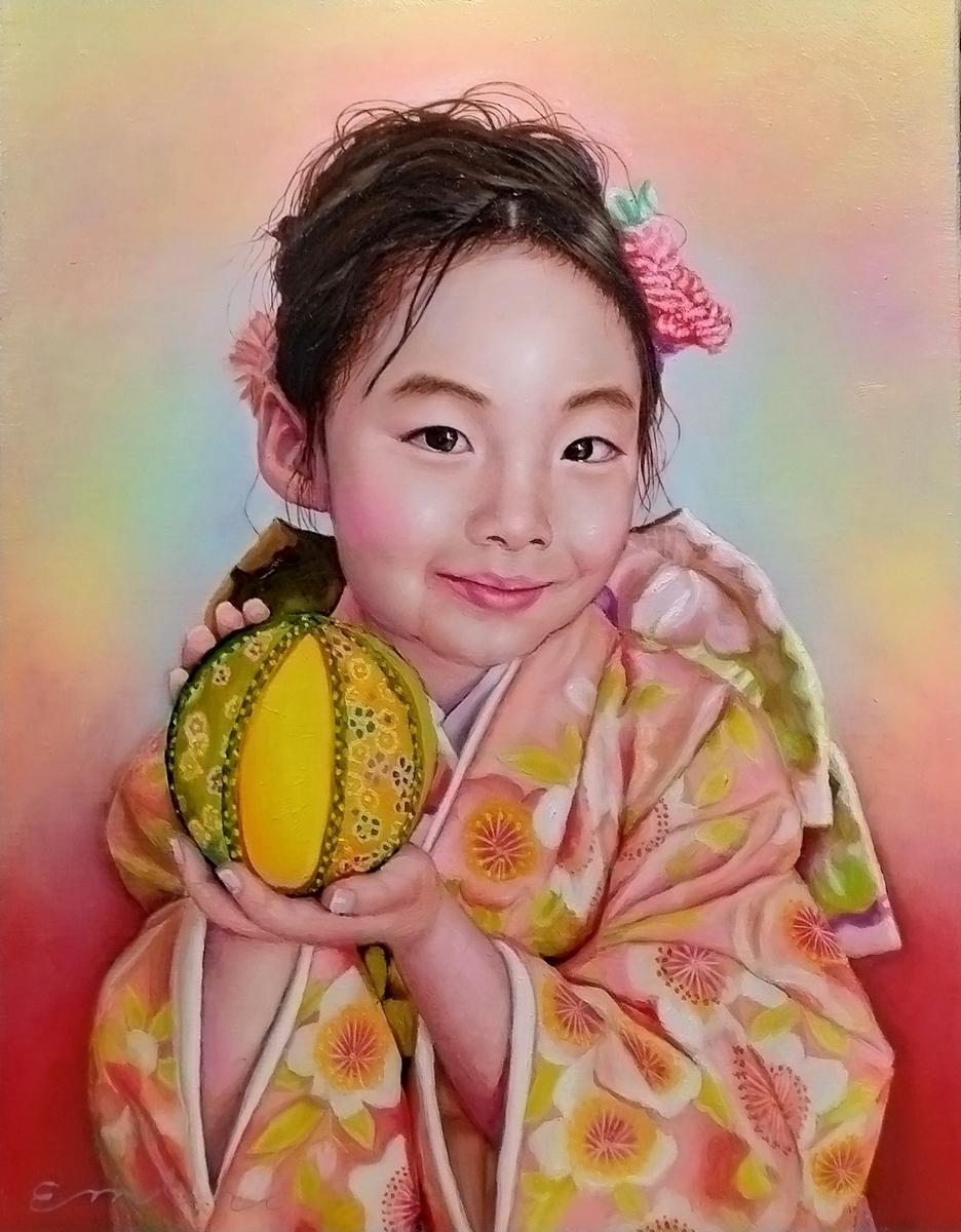 手描きの肖像画になります。 ご依頼品完成🎉😉 - 肖像画家🎨絵美のゆる日記🐈