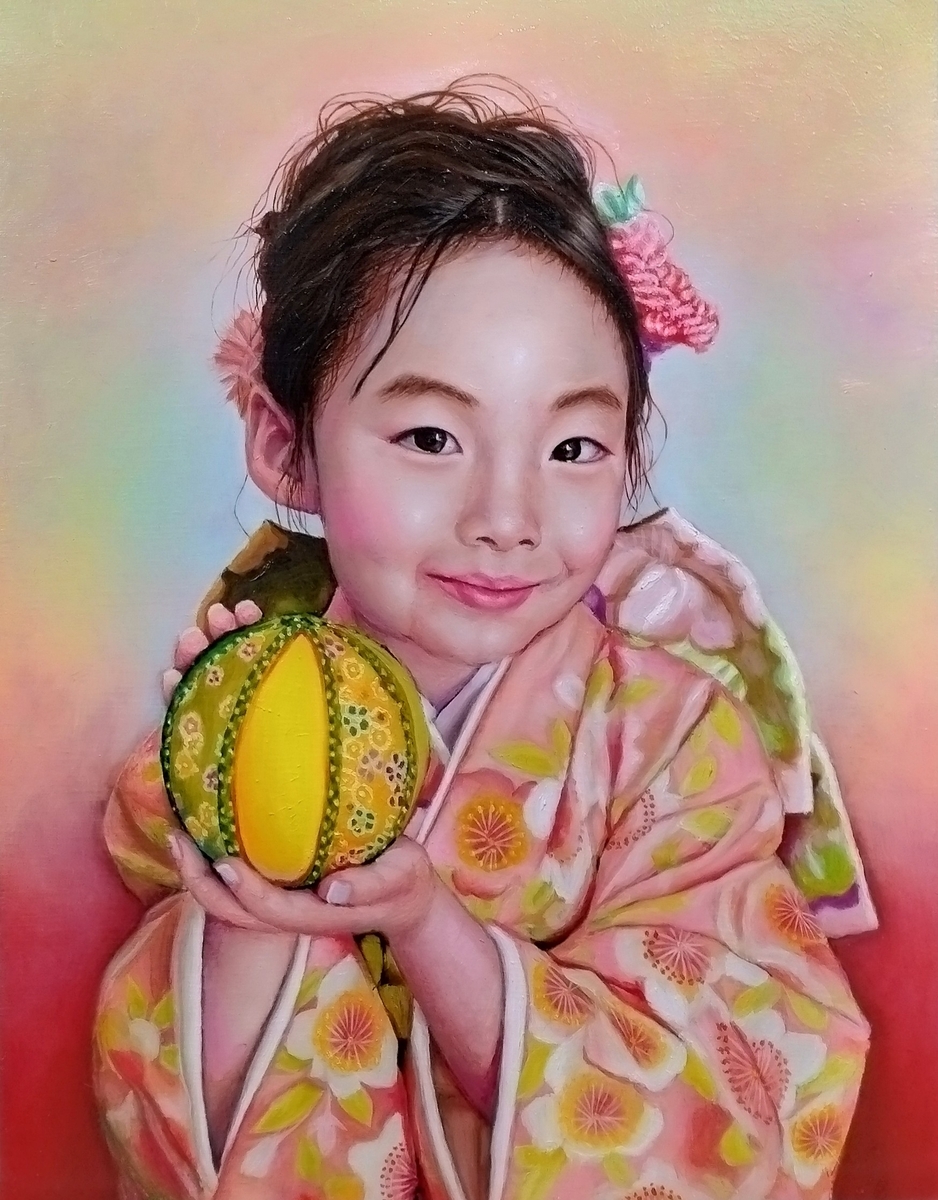 ご依頼品完成🎉😉 - 肖像画家🎨絵美のゆる日記🐈