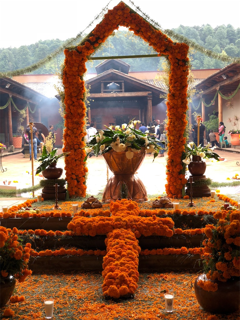 タペストリー　メキシコミチョアカン 2025 ミチョアカンの死者の日、提供元：Manifiesto Travel | モレリア