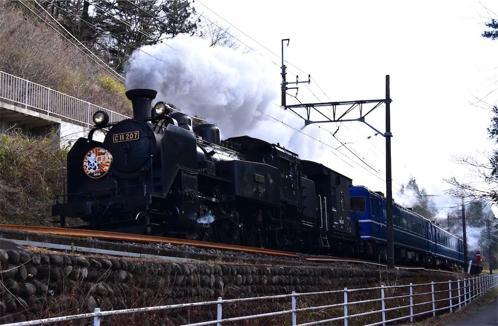 お正月はsl 大樹c11 7 325機の撮影 女将さーん鉄道撮影の時間デスよ お正月はsl 大樹c11 7 325機の撮影 女将さーん鉄道撮影の時間デスよ