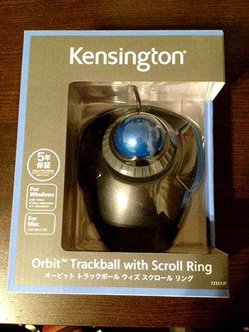 ケンジントンOrbitTrackball with Scroll Ringを買ってみた
