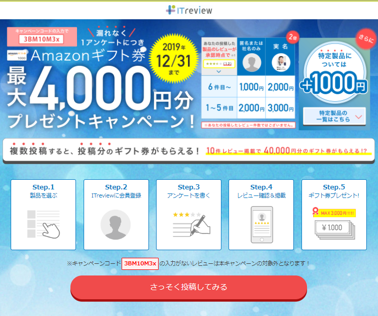 IT Reviewキャンペーン