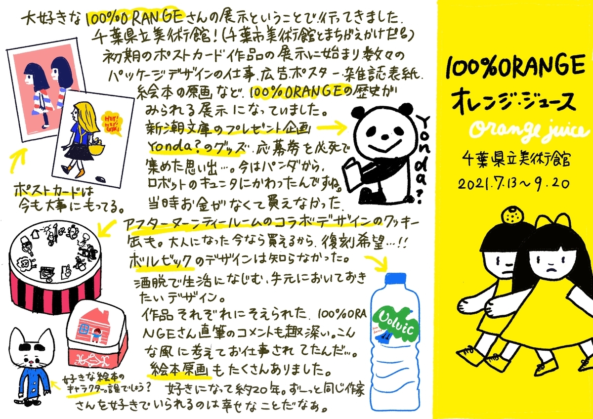 100%ORANGEさん 原画　コケーシカ 100%ORANGEのこけし展覧会 in 鎌倉コケーシカ | 乙女チップス