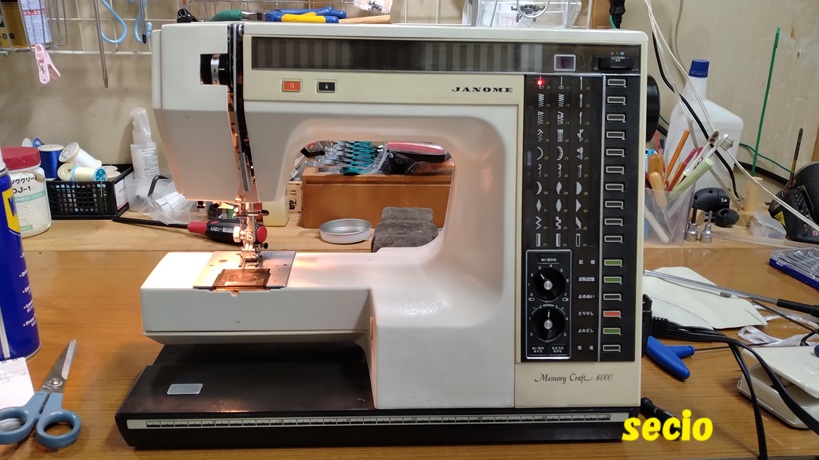 ジャノメミシン美品メモリークラフト6000 JANOME MemoryCraft ジャノメ メモリークラフト6000 - ダダのミシン屋日記