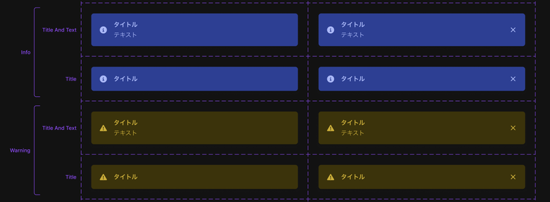 Toastのダークモード