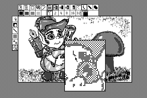 Smalltalk-76 スクリーンショット: Xerox PARC / Wikimedia Commons, Public Domain