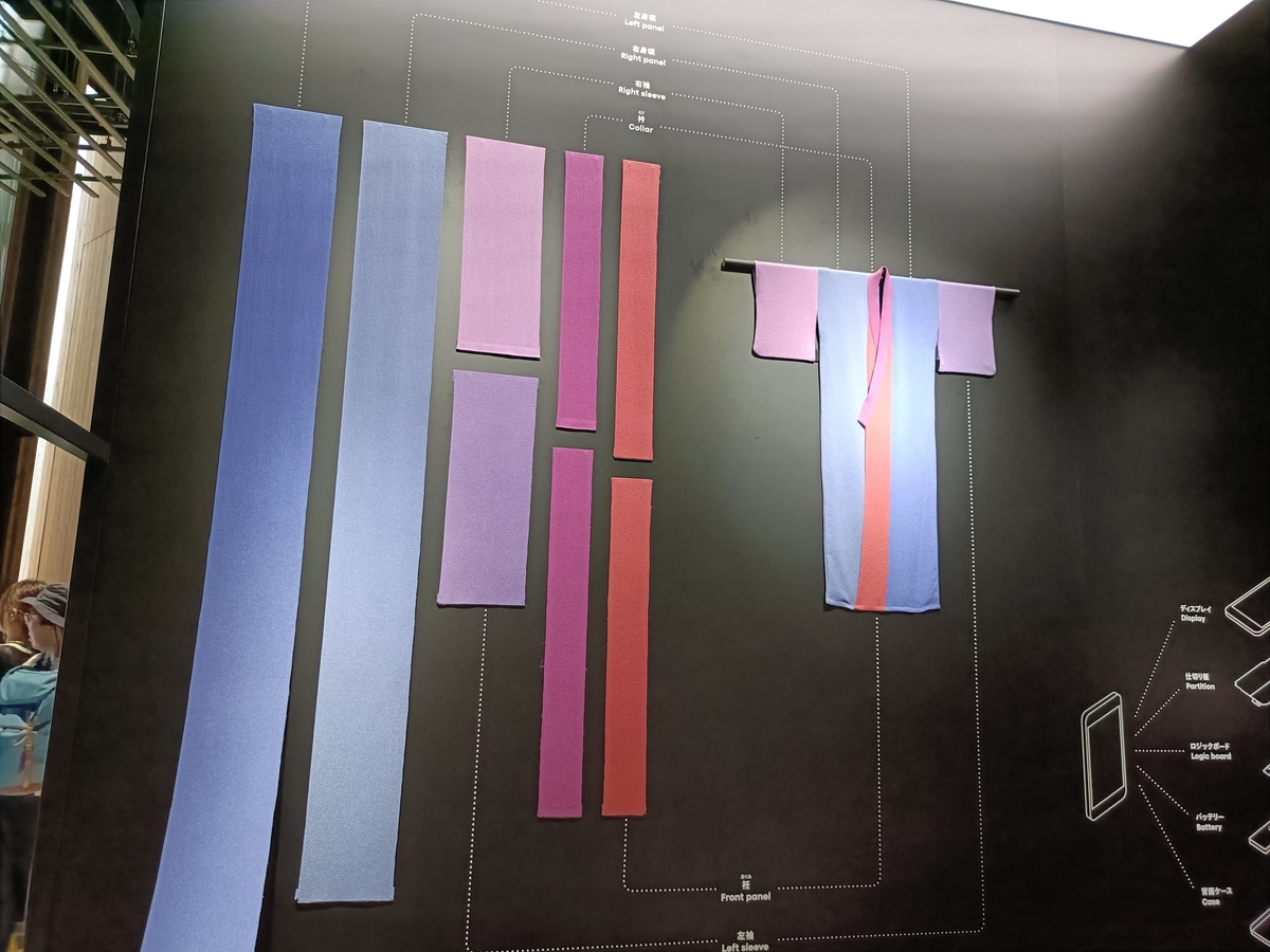 万博の日本館で火星の石をみて緑色のおもしろいキティちゃんをたくさん