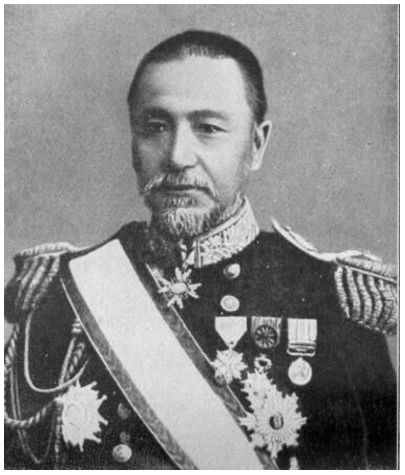海軍元帥　東郷平八郎　「敵艦見ゆ」全文　海軍中将　東郷吉太郎識　絹本 海軍元帥 東郷平八郎 「敵艦見ゆ」全文 海軍中将 東郷吉太郎識