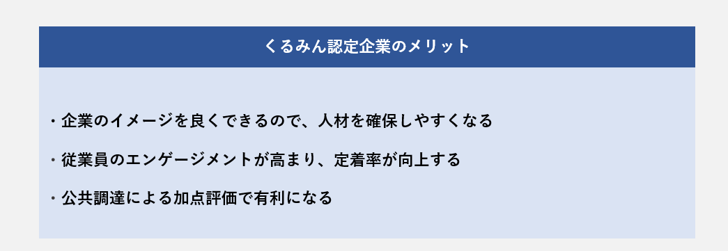 くるみん認定企業とは 認定された時のメリットや申請方法は エンゲージ採用ガイド