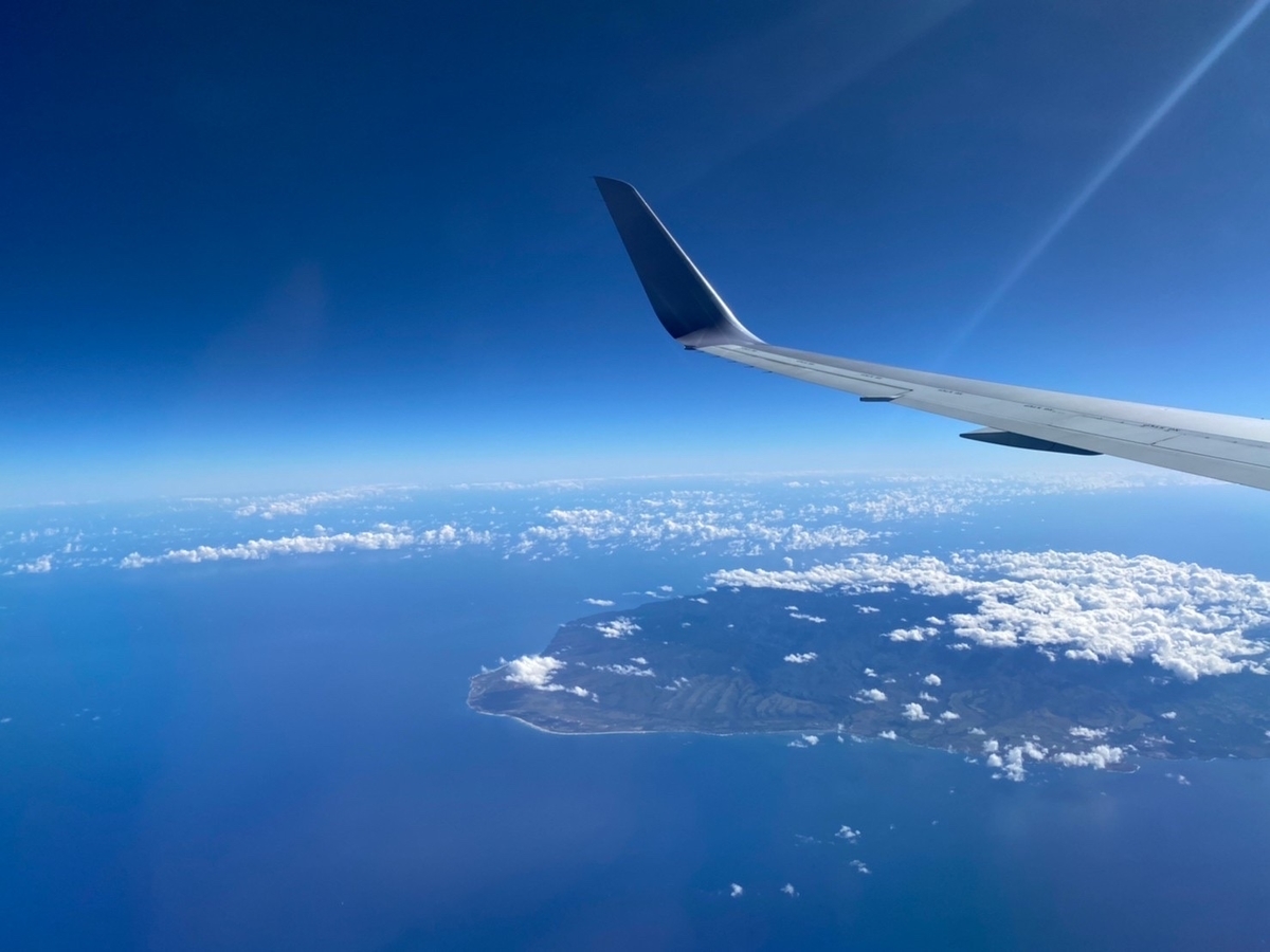 飛行機からの景色