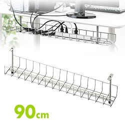 便利なグッズ パソコン周辺のごちゃごちゃしたケーブルを整理する ケーブルトレー ケーブルオーガナイザ 配線隠しの商品画像