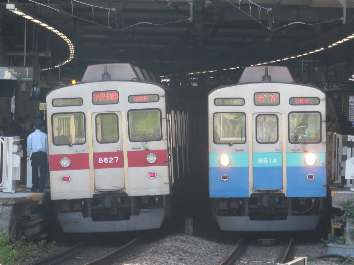 東急》訃報・・・伊豆の夏の帯をまとった最古参8614Fついに