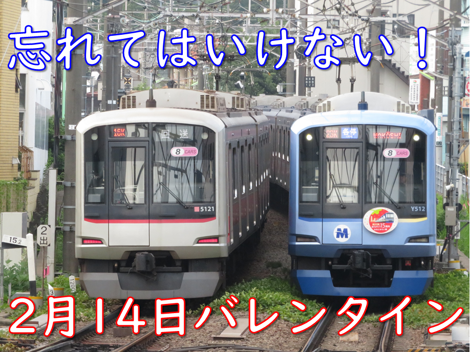 東急 2月14日といえばバレンタインデーですが もう一つ忘れてはいけないこと えのきだけの気ままなブログ