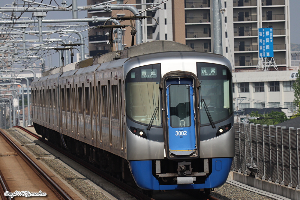 西鉄》【写真館623】時間限定で見られる西鉄の長編成の普通電車たち
