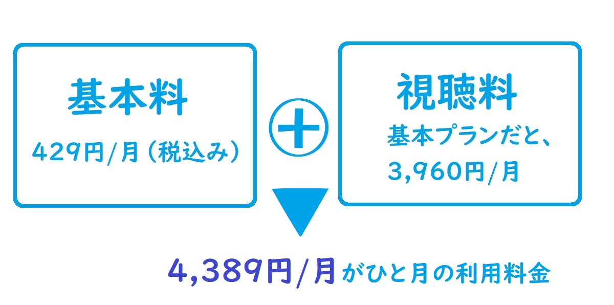 スカパー!、料金体系