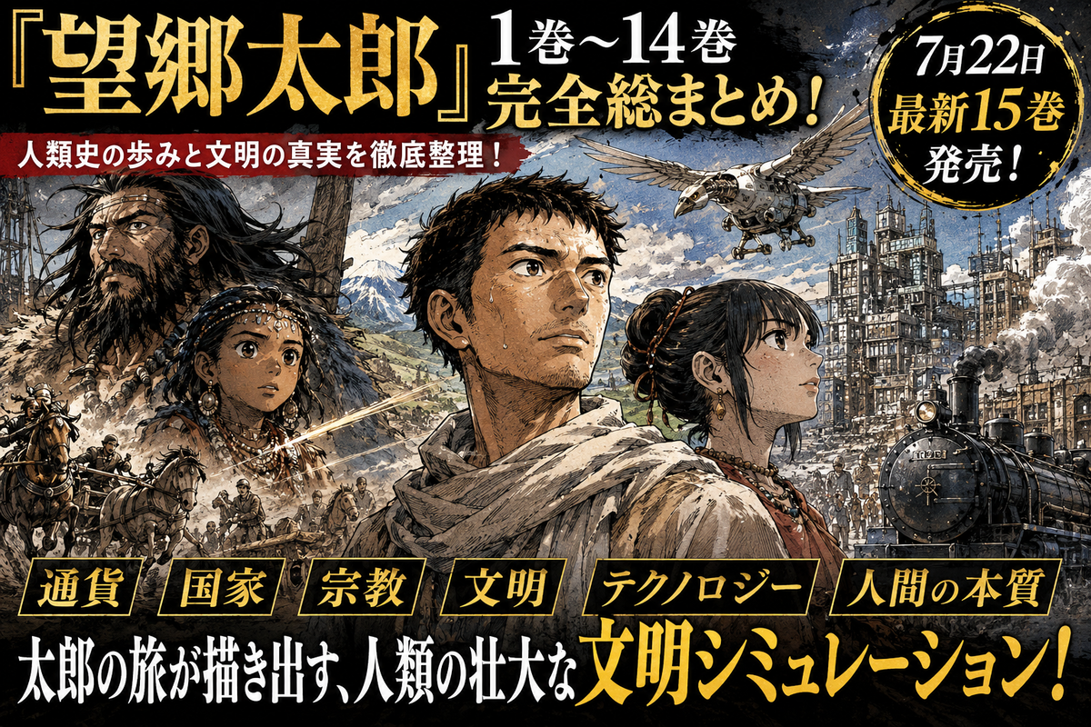 望郷太郎 1-14巻 既刊全巻 最新15巻発売直前】『望郷太郎』1巻〜14巻の怒涛の歩みを徹底網羅