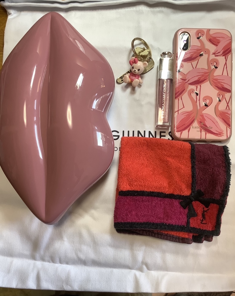 【美品】ルルギネス／リップ ポーチ クラッチバッグ 買い物】高校時代の憧れを手にした、ルルギネスのリップクラッチ - 月