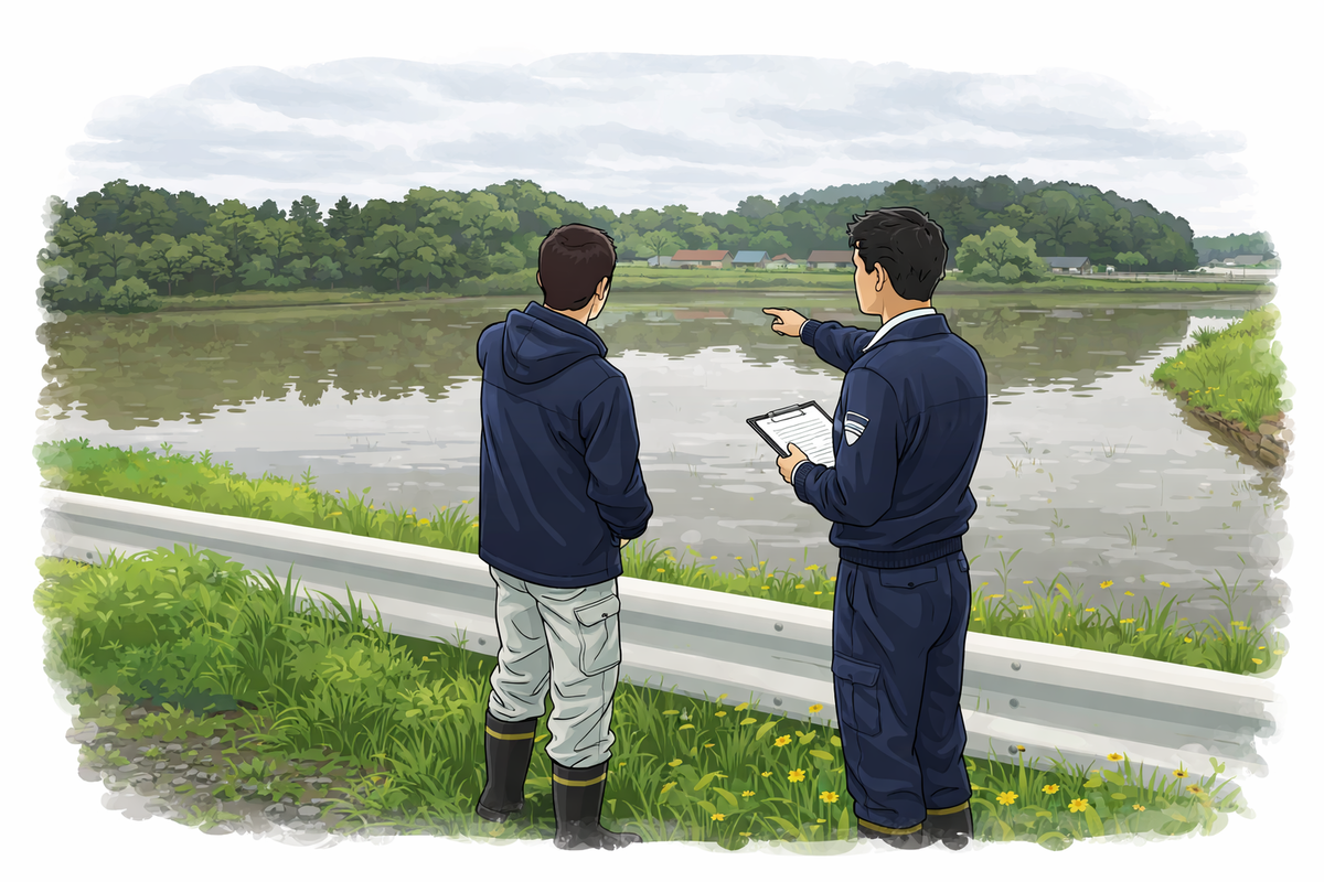 ため池点検イメージ
