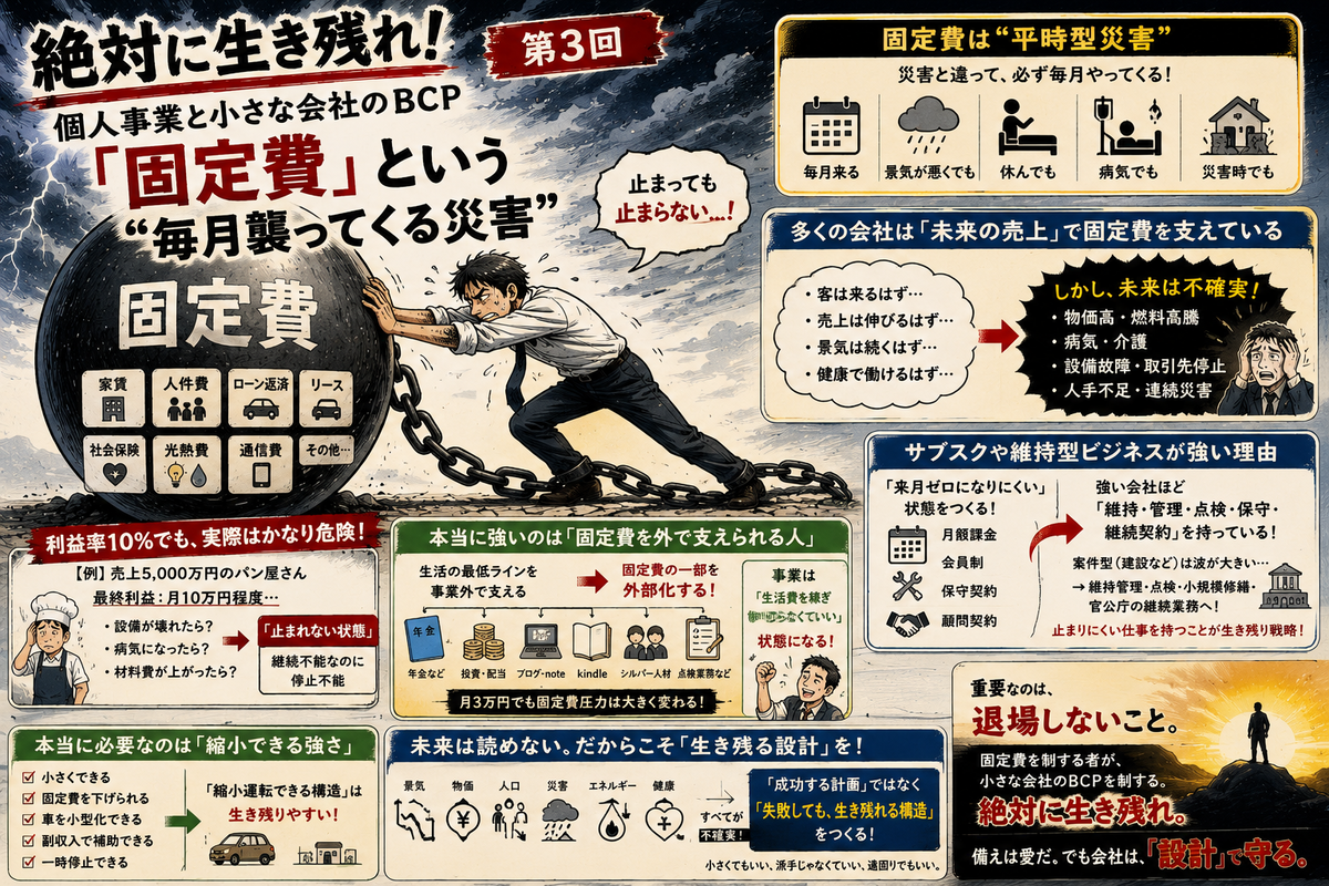 固定費と戦え！