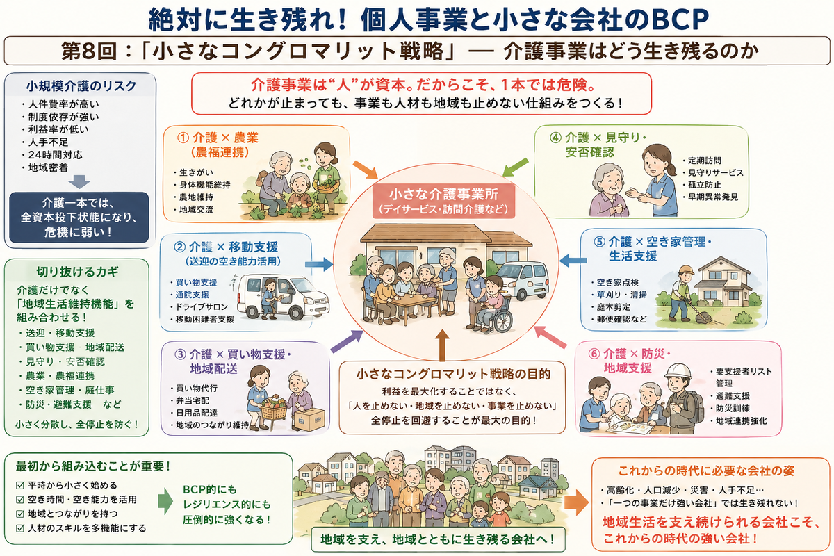 「小さなコングロマリット戦略」──介護事業はどう生き残るのか