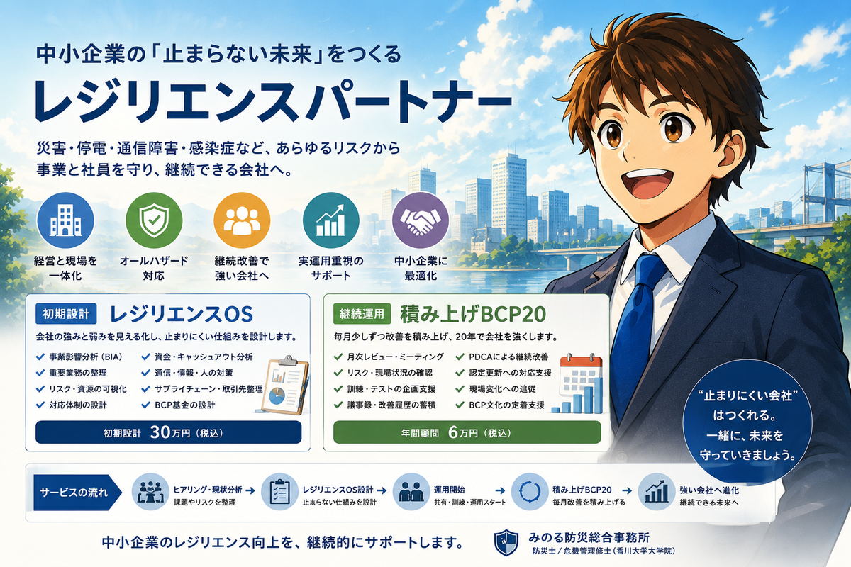 BCP策定・運用支援サービス事業