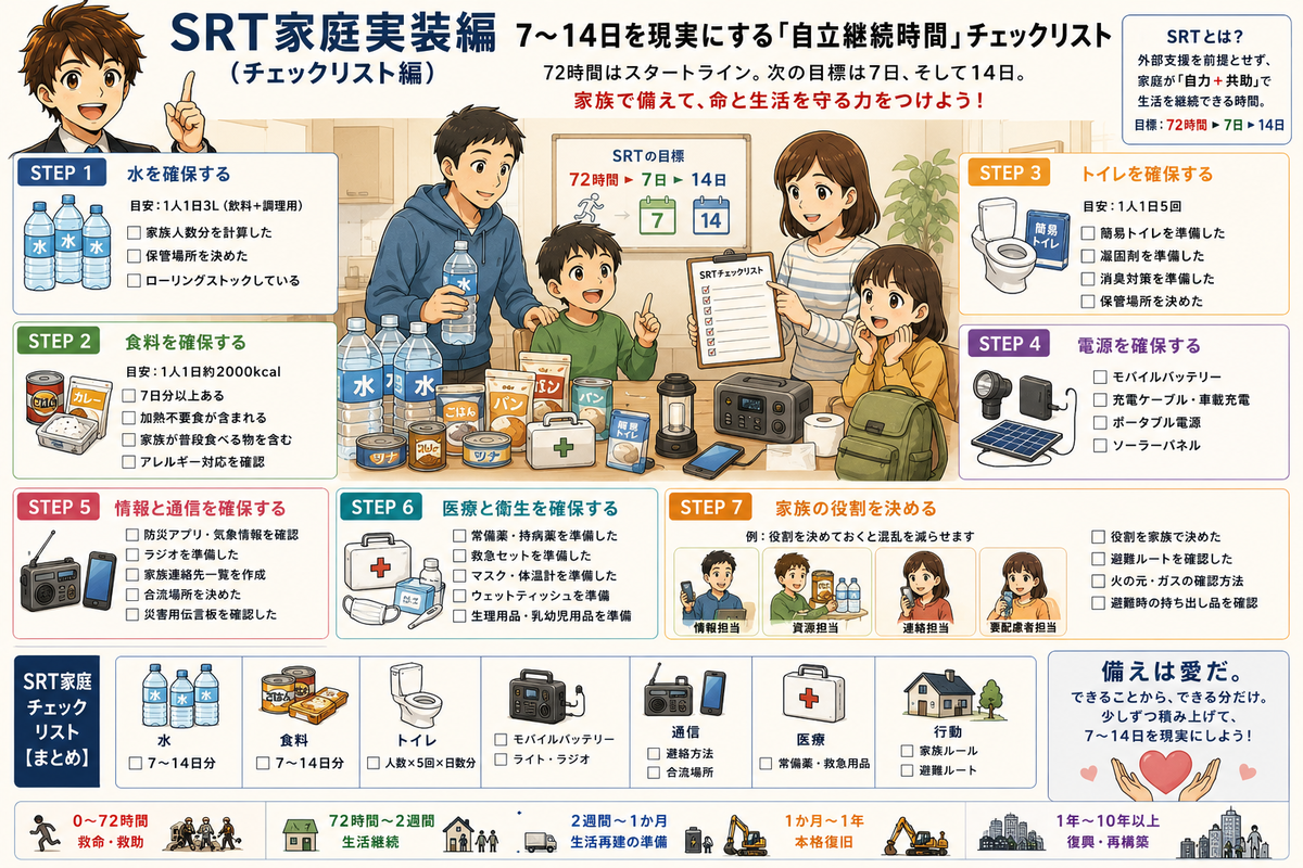 真・72時間の壁チェックリスト