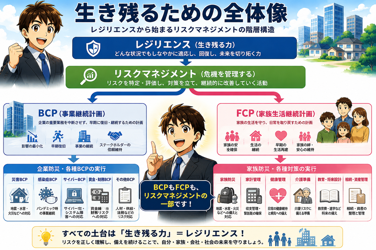 全体像からBCPの知識と支援を選んでください