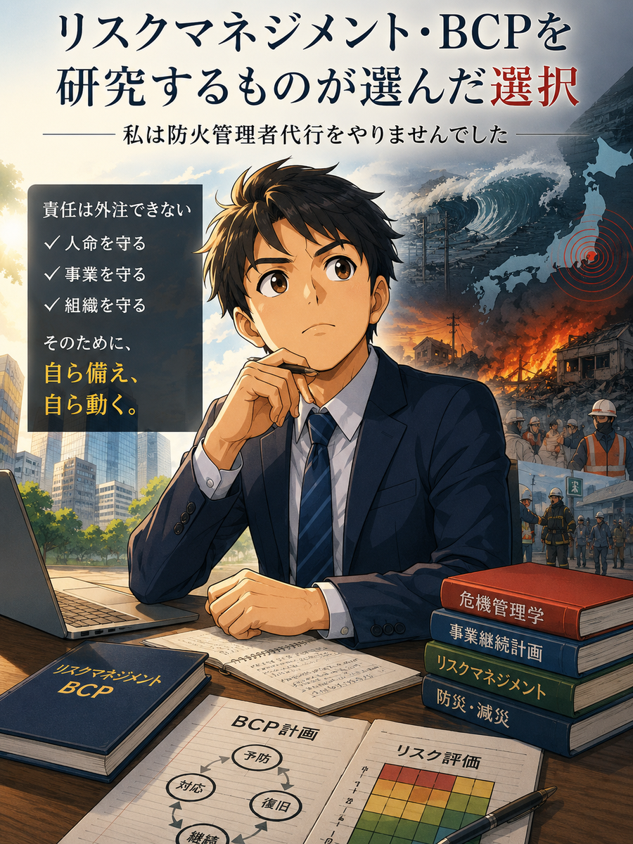 防火管理者代行（防災管理者代行）の疑問