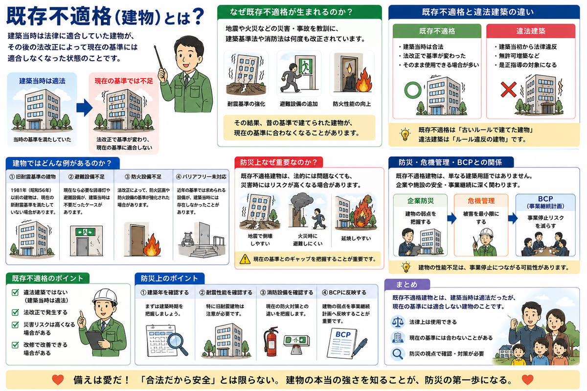 既存不適格（建物）とは？
