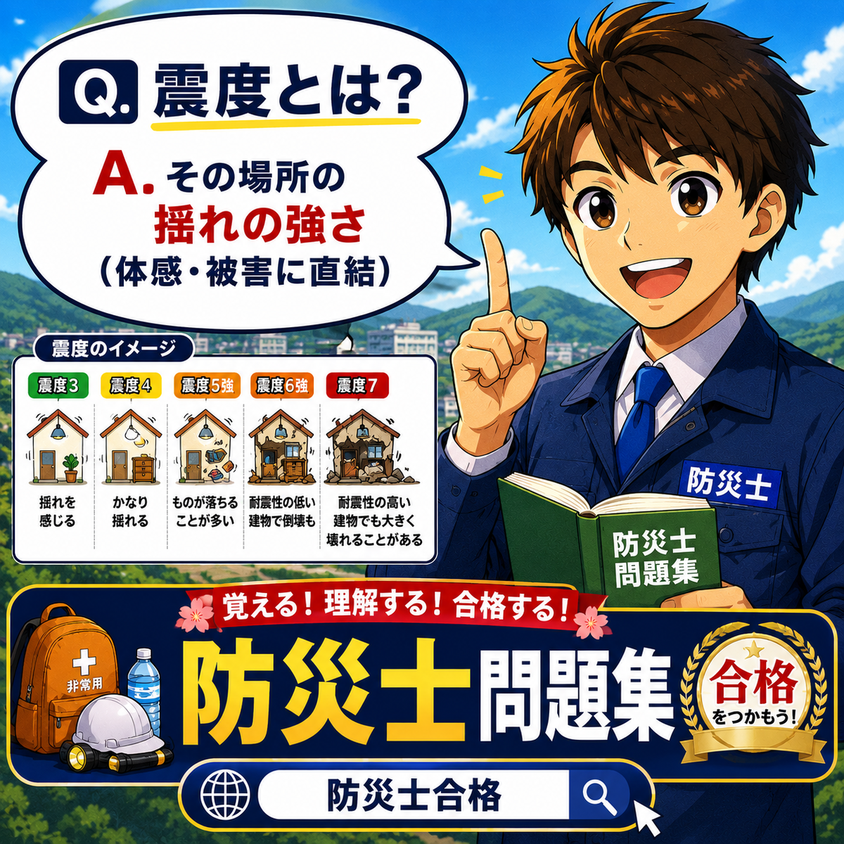 ピンタレスト防災士問題集