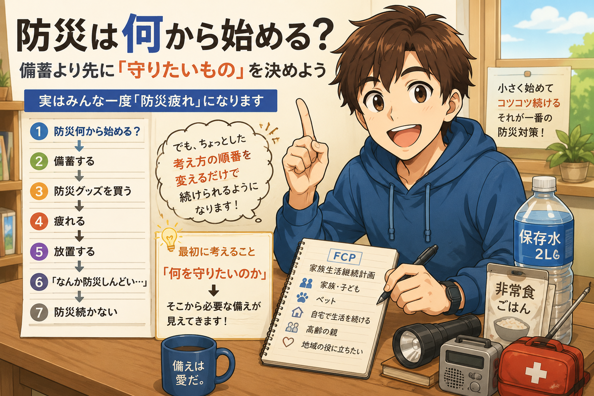はじめての防災ガイド