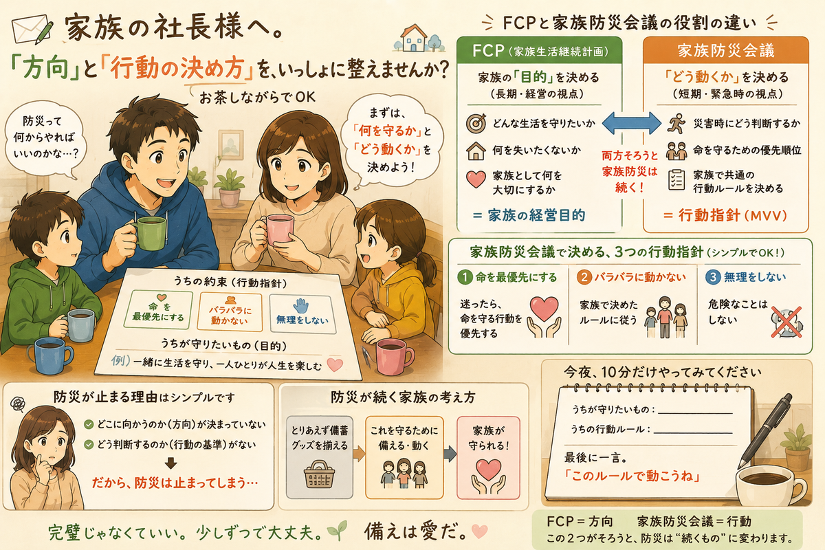 FCP (family Continuity Plan )　