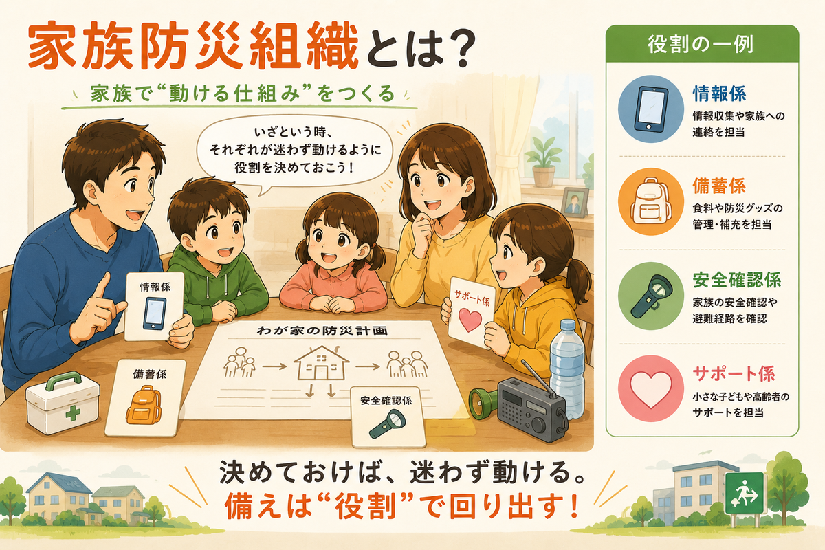 家族防災組織の設計