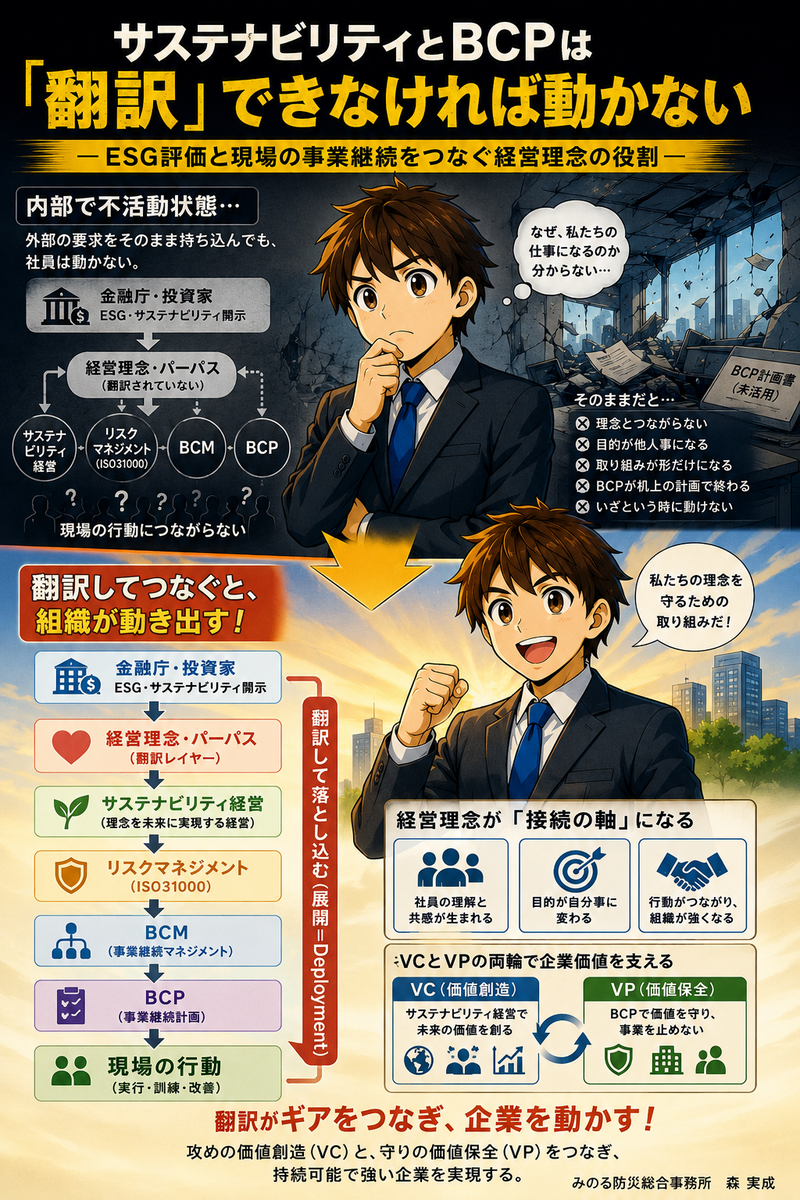 サステナビリティとBCP