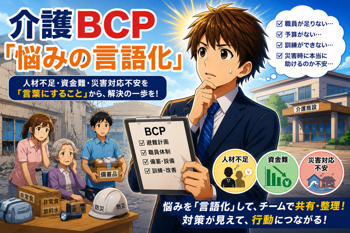 介護BCPの悩み言語化