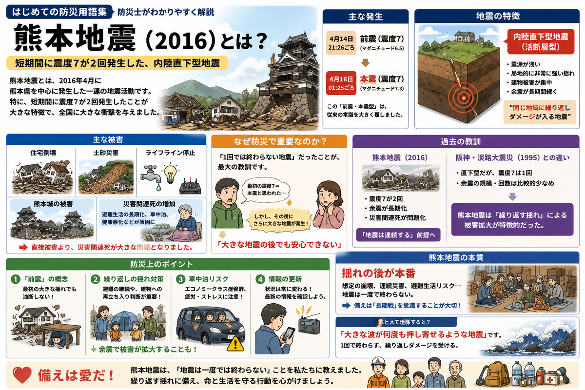 熊本地震(2016)とは?