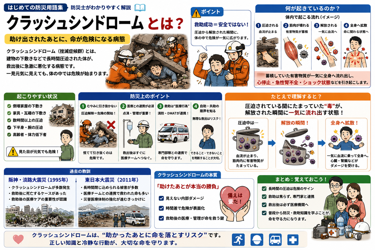 クラッシュシンドロームとは?